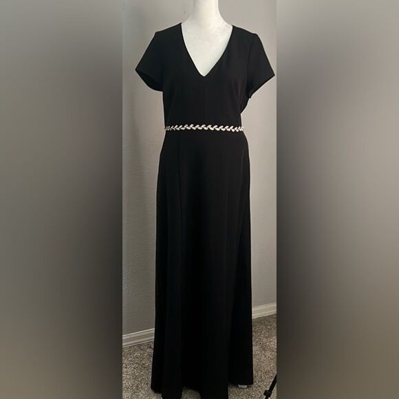 Show Me Your Mumu Black Sequin Belt Dress Size XL - Picture 2 of 9